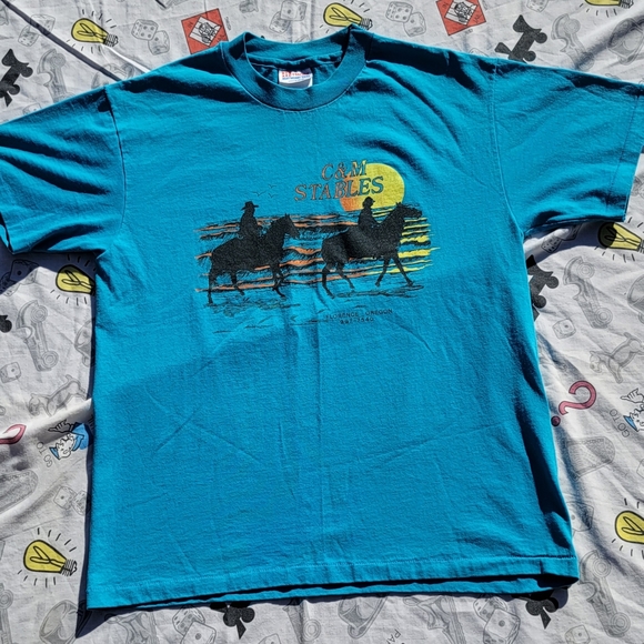 Hanes Other - Vintage Single Stitched C&M Stables T Shirt Medium